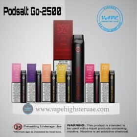 Pod Salt GO Disposable 2500 Puffs Dubai UAE