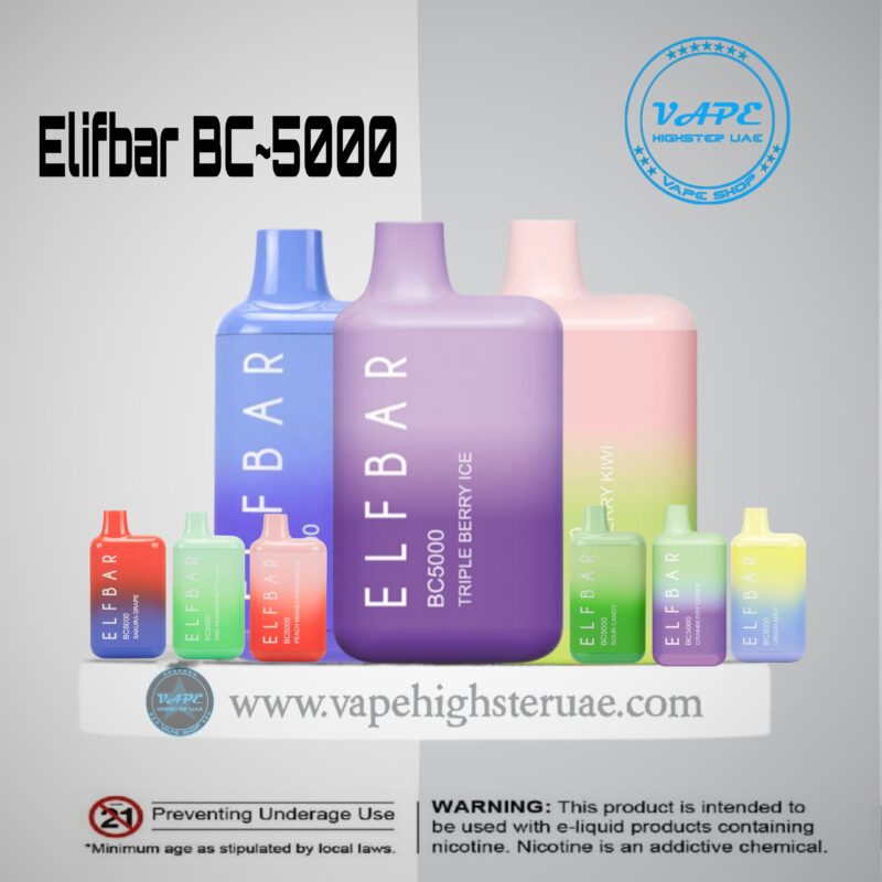 Elf Bar BC5000 Disposable Vape 5000 Puffs | Vape Highster Uae