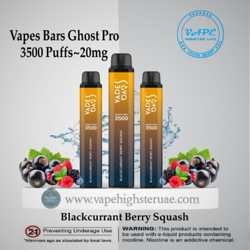 Vapes Bars Ghost Pro 3500 Puff Blackcurrant Berry