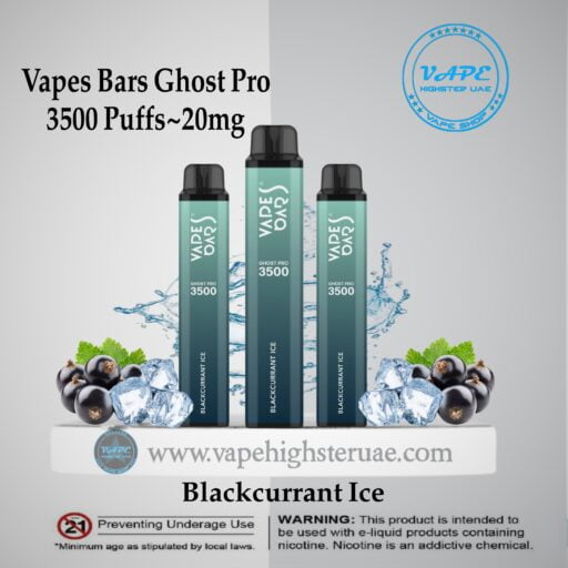 Vapes Bars Ghost Pro 3500 Puff Blackcurrant Ice