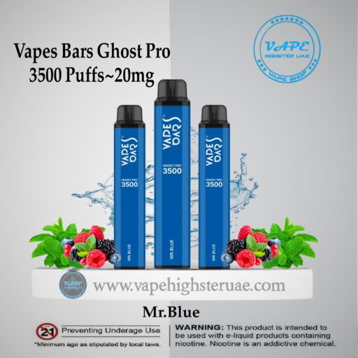 Vapes Bars Ghost Pro 3500 Puff Mr.Blue