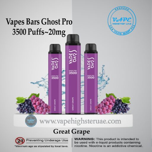 Vapes Bars Ghost Pro 3500 Puff great grape