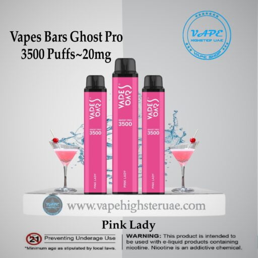 Vapes Bars Ghost Pro 3500 Puff pink lady