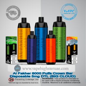 Al Fakher 8000 Puffs Crown Bar