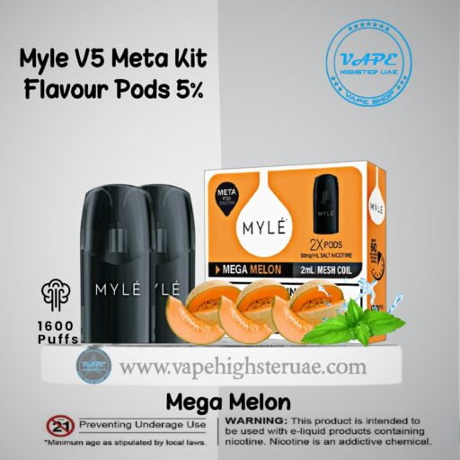 Myle V5 Meta Pods Mango Melon1600 Puffs