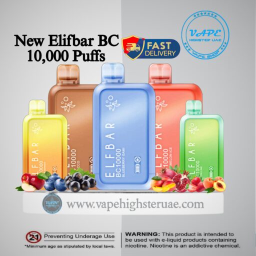 Elf Bar BC10000 Puffs 50mg Disposable Vape In UAE