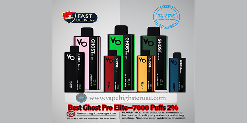 Best Ghost Pro Elite 7000 Puffs 2% Disposable Vape