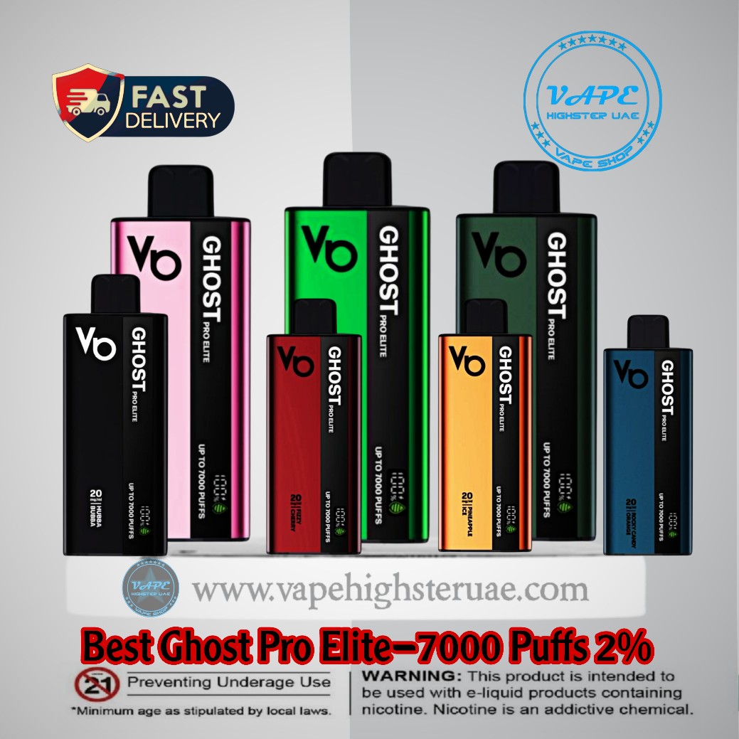 Ghost Pro Elite 7000 Puffs Disposable Vape Device In UAE