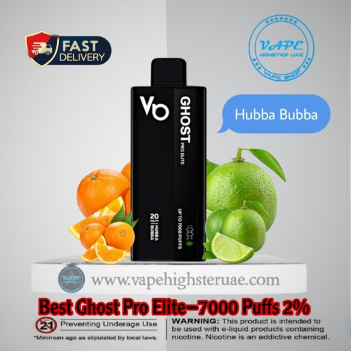 Best Ghost Pro Elite 7000 Puffs 2% Hubba Bubba