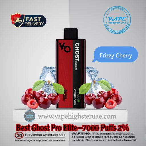 Best Ghost Pro Elite 7000 Puffs 2% Frizzy Cherry