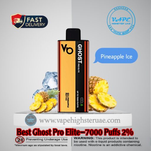 Best Ghost Pro Elite 7000 Puffs 2%Pineapple Ice