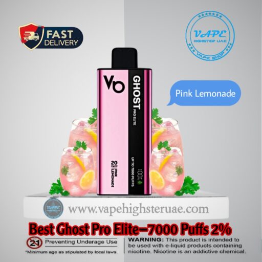 Best Ghost Pro Elite 7000 Puffs 2% Pink Lemonade