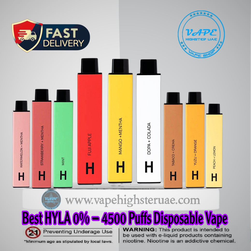 Hyla Dopa 4500 puffs Disposable Vape Device In UAE