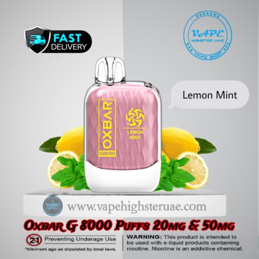Oxbar G 8000 Puffs Lemon Mint