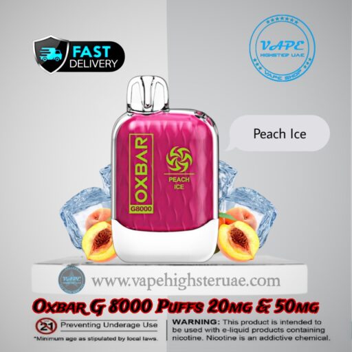 Oxbar G 8000 Puffs peach ice