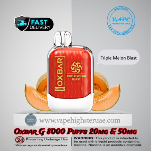 Oxbar G 8000 Puffs triple melon blast