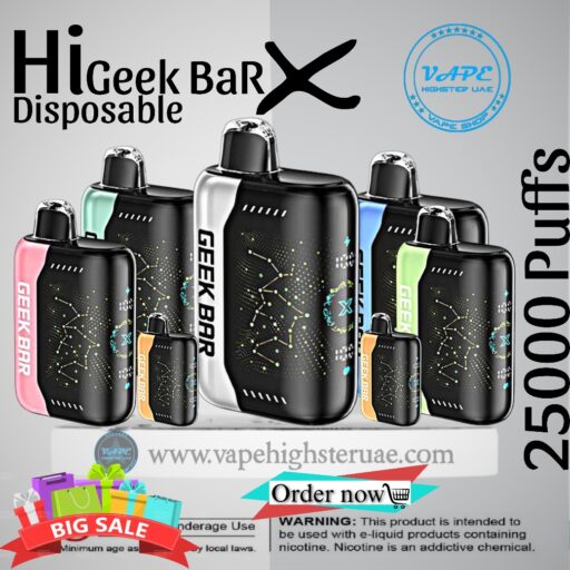 Geek Bar x 25000 Puffs Disposable Vape