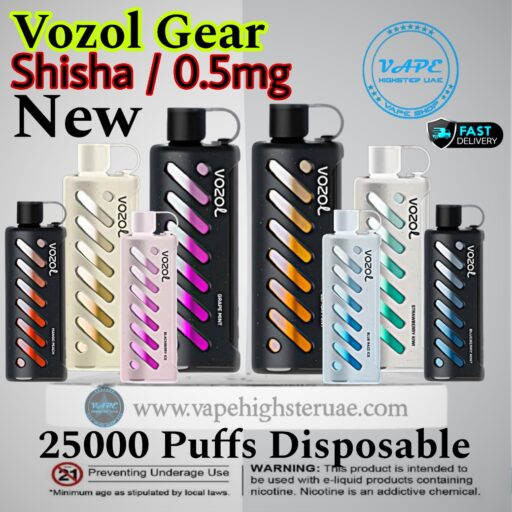 Vozol Gear Shisha 25000 Puffs Disposable