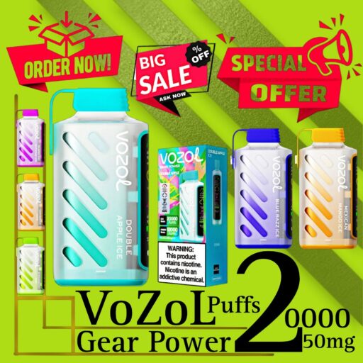 Vozol Gear Power 20000 Puffs 50mg