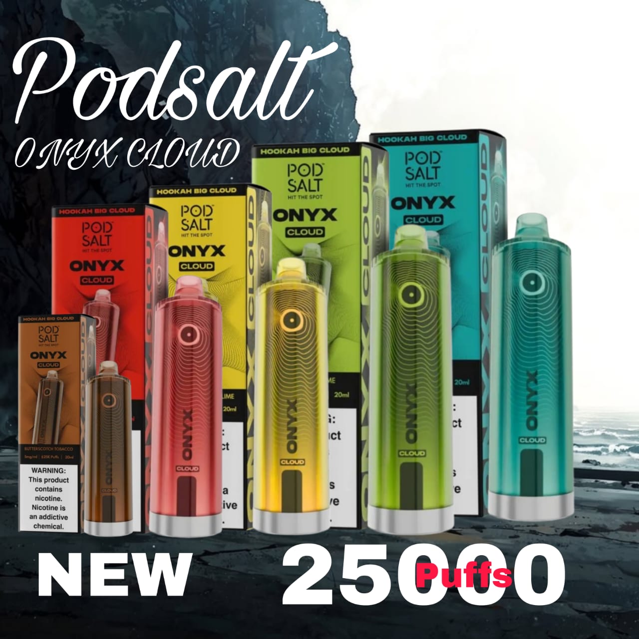 Podsalt Onyx Cloud 25000 Puffs Bast Disposable