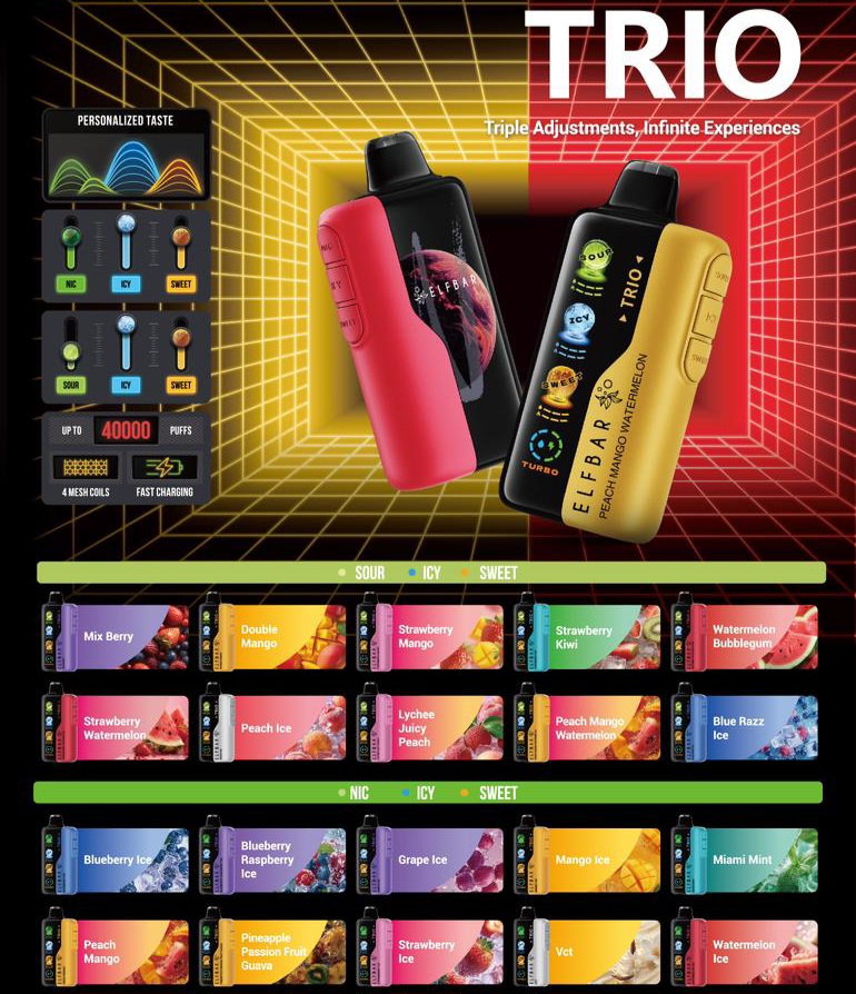 ELFBAR TRIO 40000 Puffs