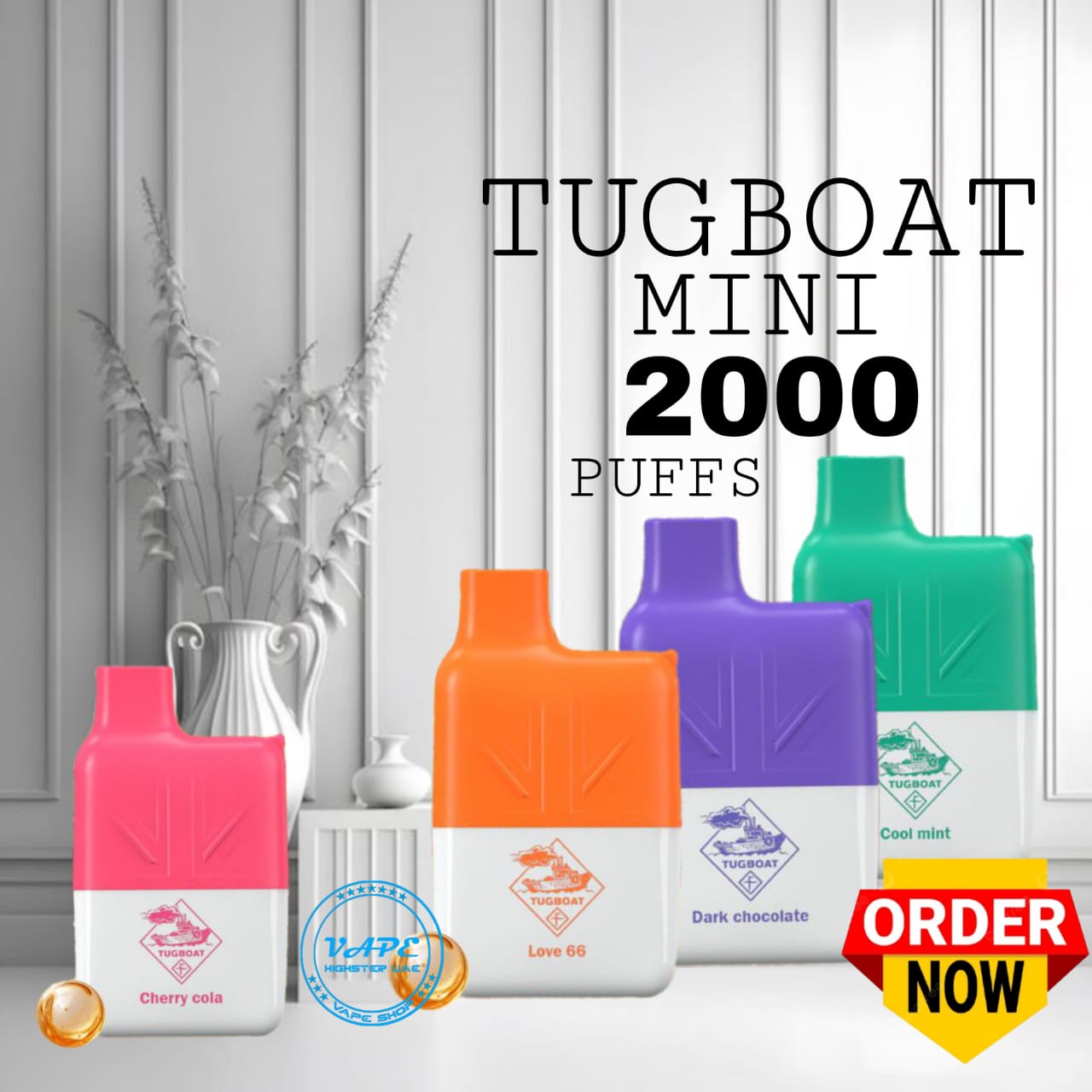 Tugboat Mini 2000 Puffs 20mg Disposable Vape Tugboat Mini 2000 Puffs
