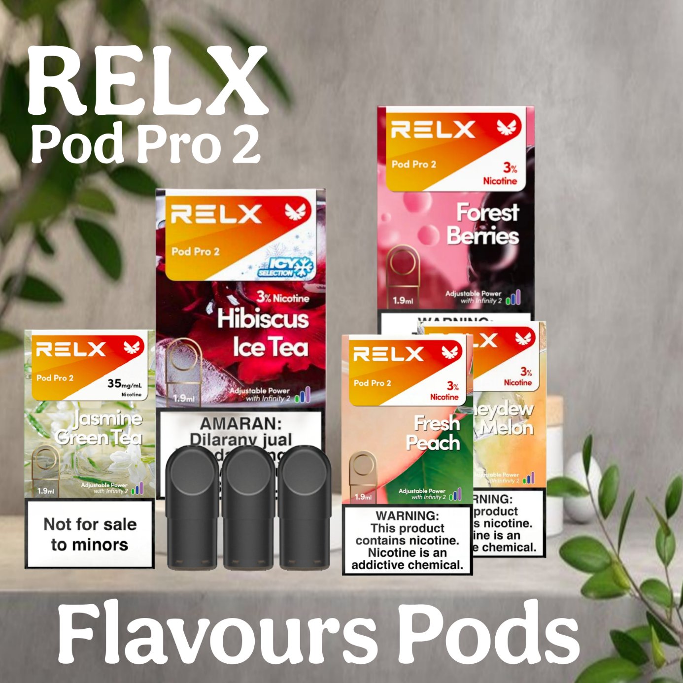 RELX Pod Pro 2 Pods 3% Nicotine