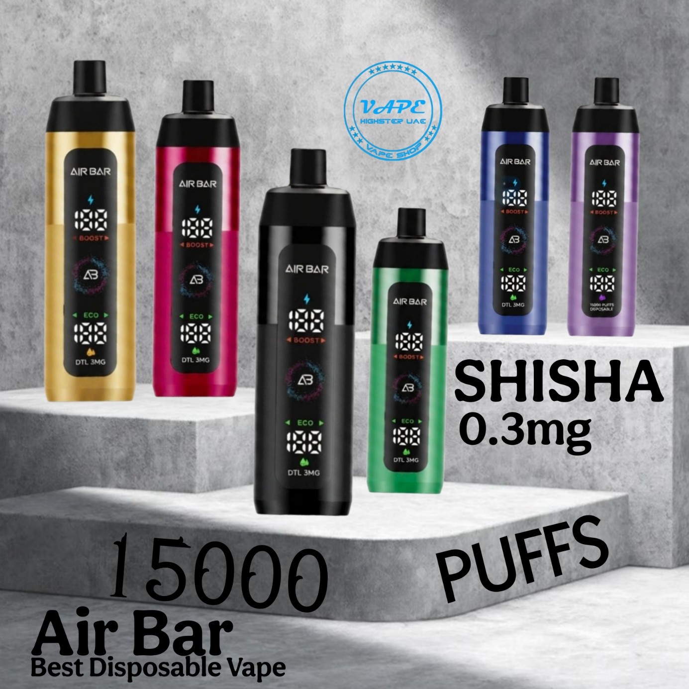 Airbar E shisha 15000 Puffs 3mg Disposable Vape 1 Airbar E Shisha 15000 Puffs