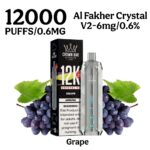 Al Fakher Crystal V2 12000 Puffs Disposable Vape - Image 5