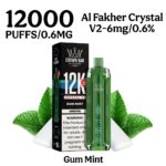 Al Fakher Crystal V2 12000 Puffs Disposable Vape - Image 6