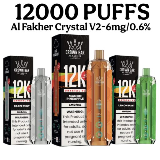 Al Fakher Crystal V2 12000 Puffs
