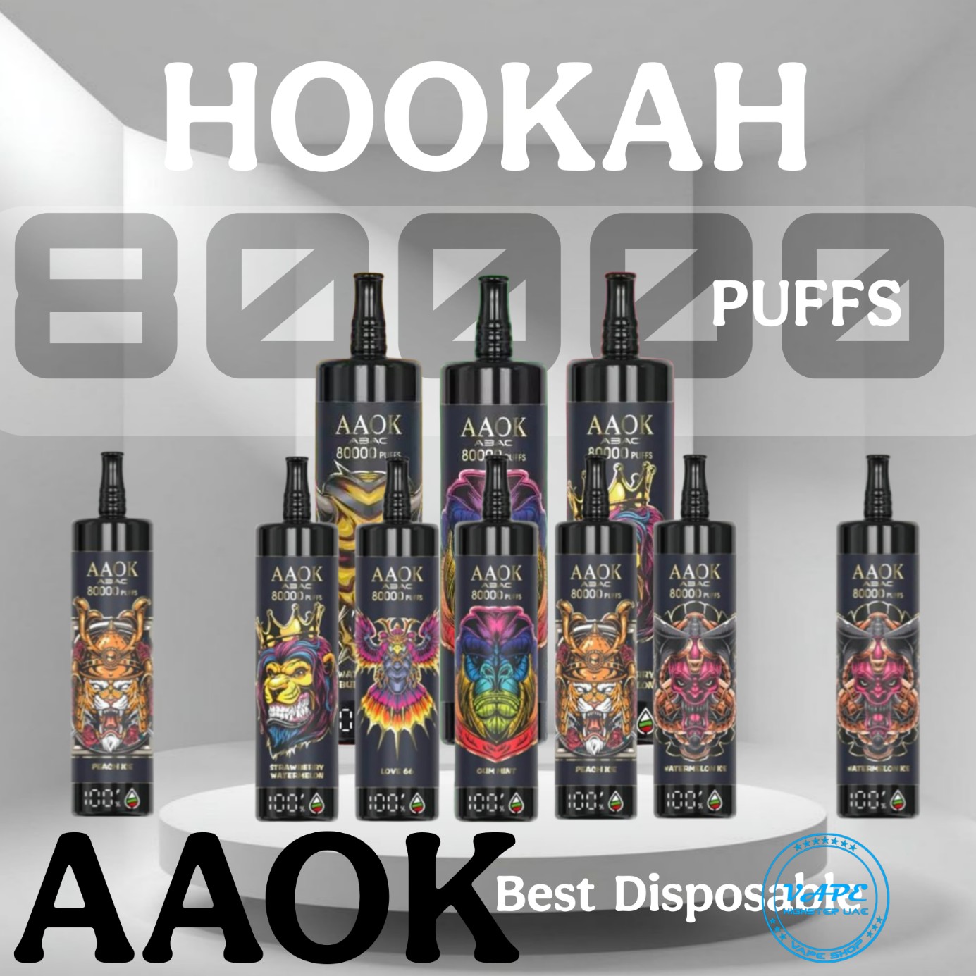 Best AAOK 80000 Puffs Hookah Disposable Vape 2.jpg AAOK 80000 Puffs