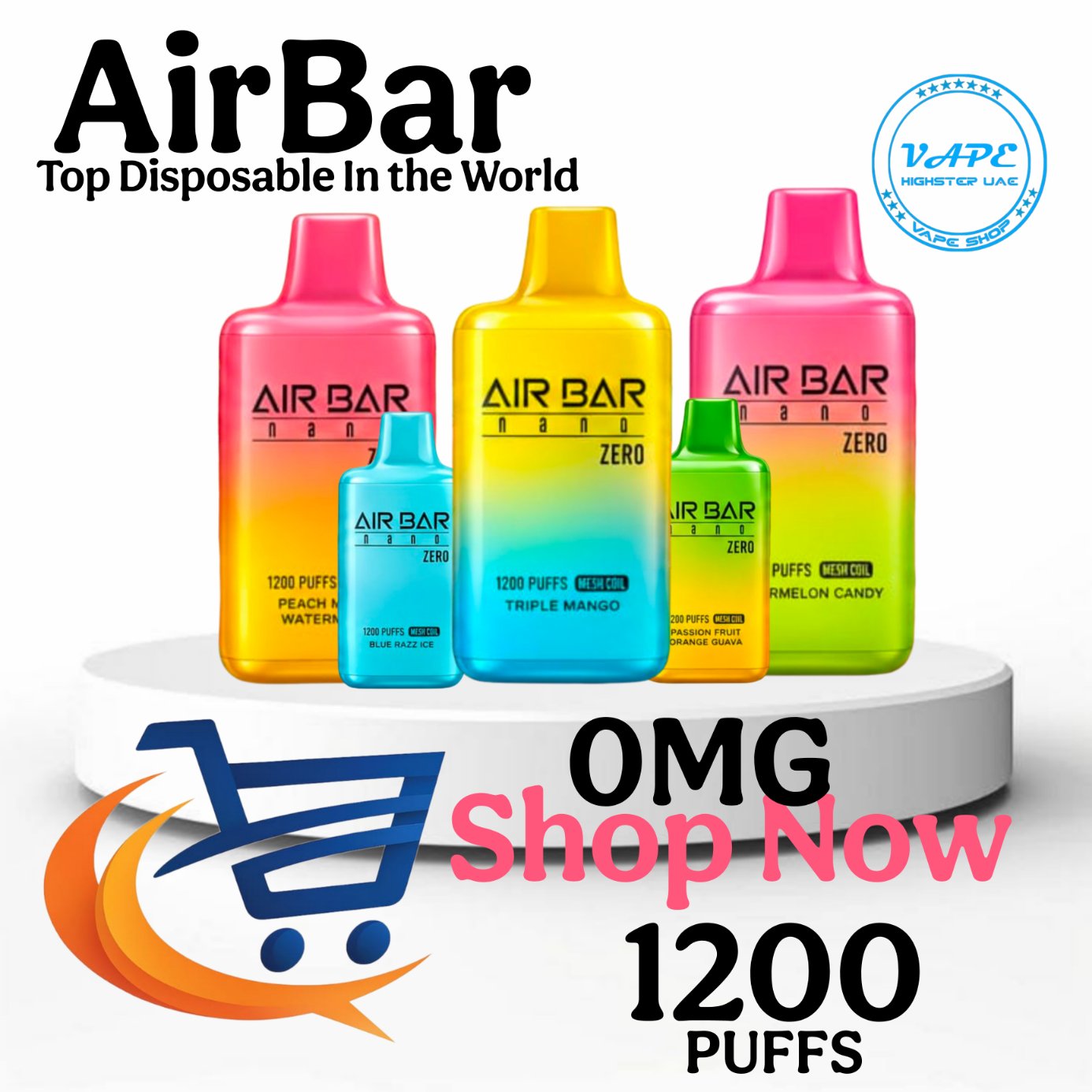 AirBar Nano 1200 Puffs 0MG Disposable Vape AirBar Nano 1200 Puffs 0MG disposable vape