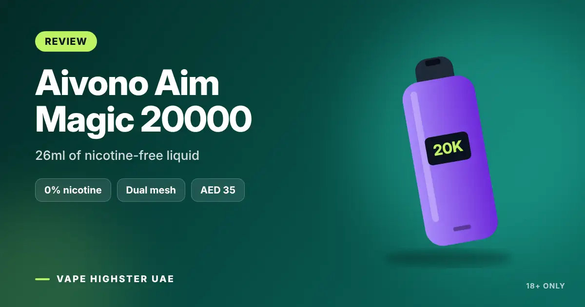 Aivono Aim Magic 20000 - 26ml of nicotine-free liquid