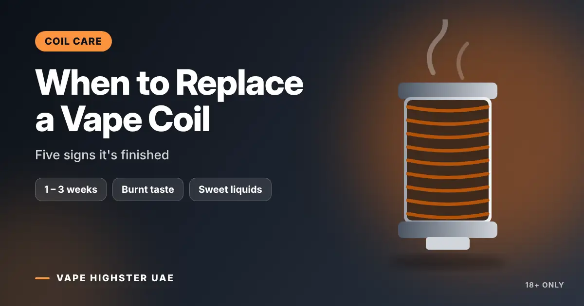 When to Replace a Vape Coil - Five signs it's finished